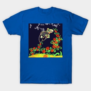 Blooming in fish life T-Shirt